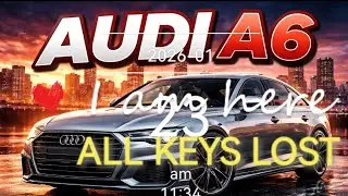 Audi All keys lost #how to make key audi cars