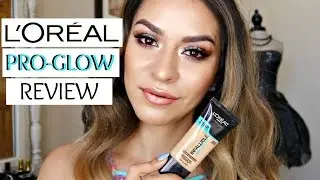 Loreal Pro-Glow Foundation Review & Demo | Oily-Combination Skin Type