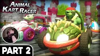 Animal Kart Racer / Renzo Racer (PS5) - PR Let's Play - Часть 2: Leaf Cup