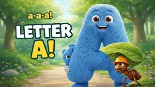 Letter A Adventure! | Learn A with Ant, Apple & Acorn 🐜🍎 | Alphabet for Kids