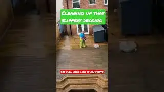 Slippery decking cleaned up