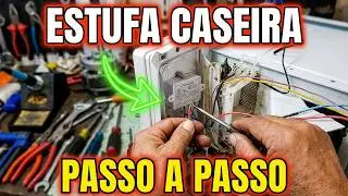 Estufa caseira para secar verniz de motores e placas eletrônicas.