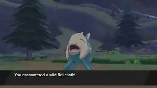 Shiny Relicanth in Pokemon Shield