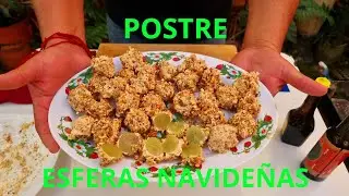 POSTRE ESFERAS NAVIDE&Ntilde;AS SORPRENDE A TUS INVITADOS  🇲🇽😋 #uvas  #quesocrema #fouryou #postre
