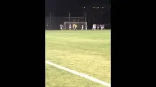 Bryan medina's free kick vs Blackhawks