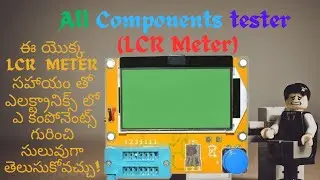 All component tester with LCR(Inductance, Capacitance, Resistance) Automatic ComponentIdentification