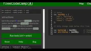 Accessing Objects Properties with the Dot Operator, freeCodeCamp Basic Javascript