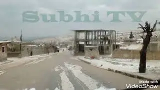 احلى بزق مع هطول حبات البرد في قرية بعدنلي (بعدينو) - 2023