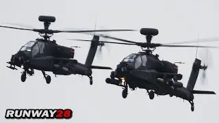 British Army Air Corps Apaches at Eindhoven; 4th Regiment AAC