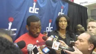 Paul Pierce Yanking John Wall from Interview During Media Day