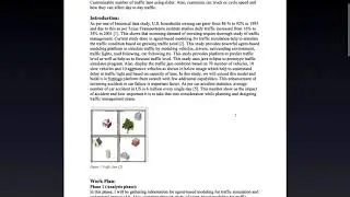 Initial proposal: Agent-based modeling for traffic simulation