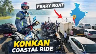 KONKAN COASTAL RIDE – DAY 02 | Murud To Dapoli (Ladghar) | 2 Sea Ferries Cross & Coastal Bike Ride