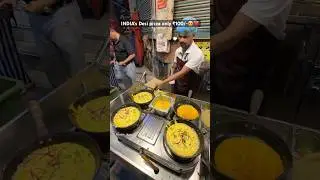 INDIA&rsquo;s Desi pizza 😍✨| Delhistreetfood #pizza #trending #viral #cheese