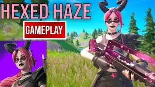 New Hexed Haze Skin Gameplay (Fortnite)