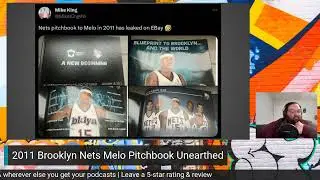 2011 Brooklyn Nets Carmelo Anthony Pitchbook Unearthed
