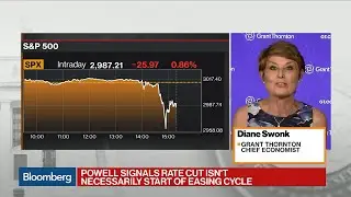 Fed's Hawkish Rate Cut Suggests Fed Went Too Far in December, Economist Swonk Says