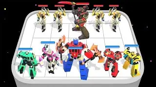 HERO ROBOT 3D: Run & Battle - Merge Robot Transform ★ Battle Simulator