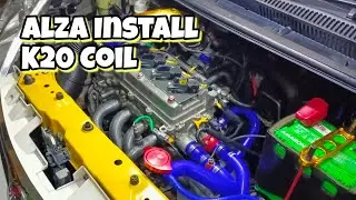 Pemasangan Coil K20 & Kemaskan wiring Alza