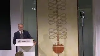 Techedge Group CEO Domenico Restuccia speaks at the Quotation Ceremony in Borsa Italiana