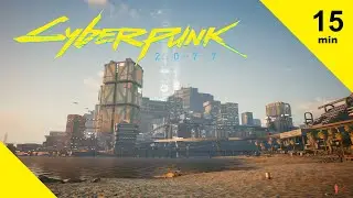 Cyberpunk 2077 Night City Sunset [ 4K ]