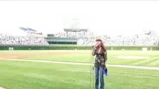 Kate Buddeke Sings at Wrigley