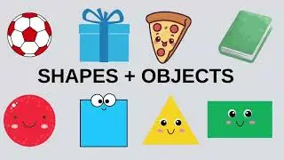 Learn Shapes and Objects for Kids | Circle Square Triangle | Kippy Kids