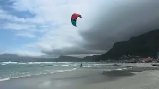 Kite Surfing In Muizenberg Cape Town: Real Time Ocean POV Ride