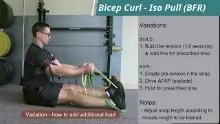 BFR Bicep Curl - Isometric Pull