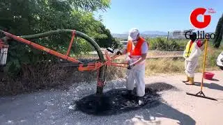 Terni: Ecco come funziona l’innovativo macchinario tappabuche stradali comprato da Bandecchi