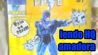 lendo HQ sargento raio [raio do poder!!] HQ amadora