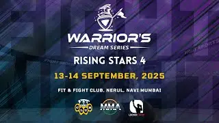 LIVE | Warrior&rsquo;s Dream Series &ndash; Rising Stars 4 | Indian MMA | K1 | Fit and Fight Club