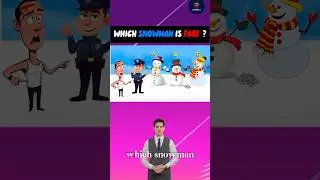Which snowman is fake ? #quizzer #quiz #riddles #riddlesquiz #quiztest #quizzing #quiztime #quizess