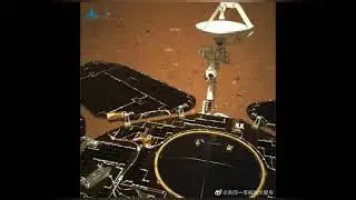 Photos of Mars taken by the Zhurong rover and Zhurong Landing video