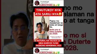 #apolakay #imeldamarcos #bongbongmarcos #sandromarcos #indaysara #prrd #bbm #saraduterte #shorts #yt