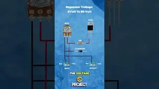 Variable Power Supply 0&ndash;60V | Easy DIY#VoltageRegulator#AdjustableVoltage#ElectronicsDIY#DCVoltage