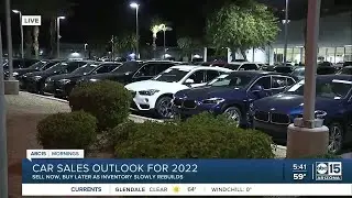 Car sales outlook for 2022