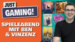 Live Spieleabend: Bot Factory, Triqueta, Johanna Draw & Write, Dungeon Drop, Beer & Bread