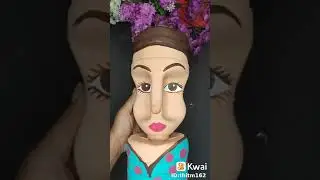 Boneca feita com Garrafa de C&acirc;ndida