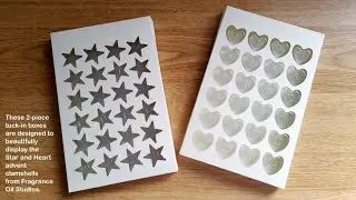 Packaging to enclose the advent clamshells from Fragrance Oil Studio, Wax melts packaging SVGs