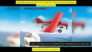 Qidi560 Moore M7 Off-Road Rc Plane 4Ch Brushless Remote Control Airplane Fixed