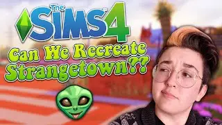 Recreating a Strangetown Classic! 👽👽👽 | Let's Build in The Sims 4 (Part 1)