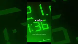 How digital clocks actually work #shorts #clock #learning