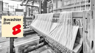 Handweven op atelierdagen CVO Gent met weefatelier +120 getouwen #shorts #weven #erfgoed #ambacht