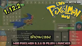 showcase mod pixelmon versi 8.3.6 di pojav launcher
