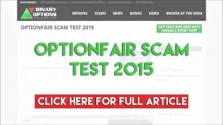 OptionFair Scam Test 2015