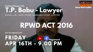 RPWD ACT 2016 - Explained
