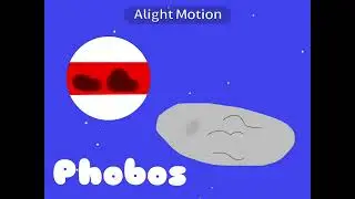 Solar system planets surfaces and moons animation