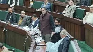 #WatchThis J&K Budget Session: Handwara MLA Sajad Lone Speakes #Gulzar Ganie Reports from Jammu