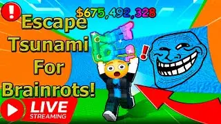 LIVE Stream &mdash; Escape Tsunami For Brainrots Roblox