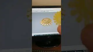 Jewellery Making Cad Cam work. #jewellerymaking #cadcam #jewellerydesign #shorts #viral #trending